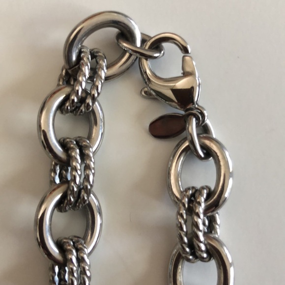 Stainless Steel Jewelry Bundle includes 2 Necklaces and 1 Pair Earrings - Picture 6 of 8